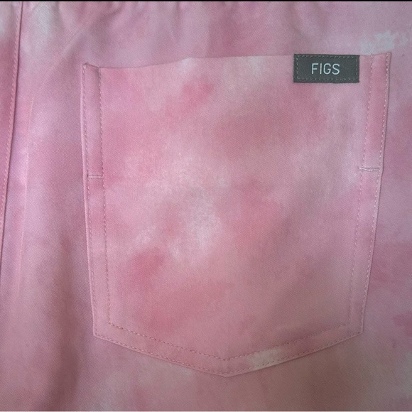 FIGS - SMALL - PINK MARBLE JOGGERS *never worn* - Picture 6 of 8
